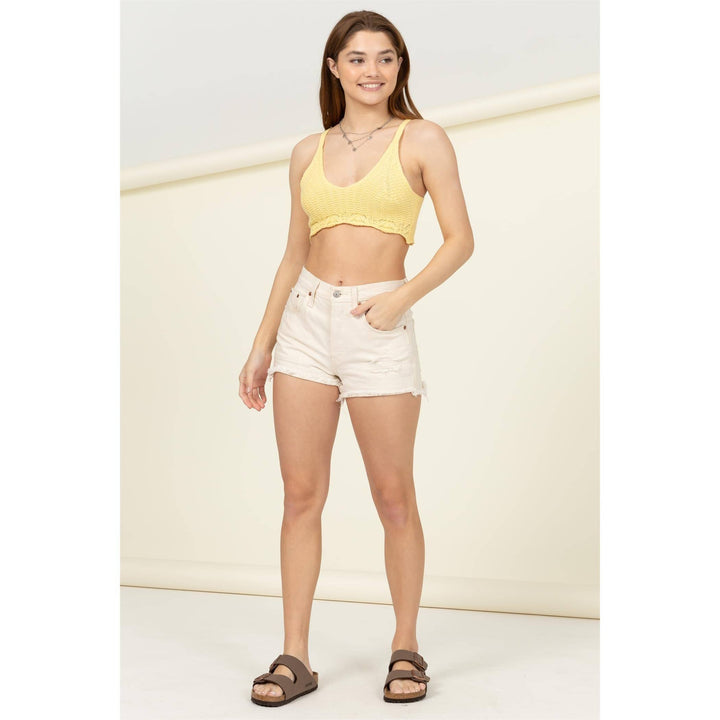 Crochet Knit Bralette