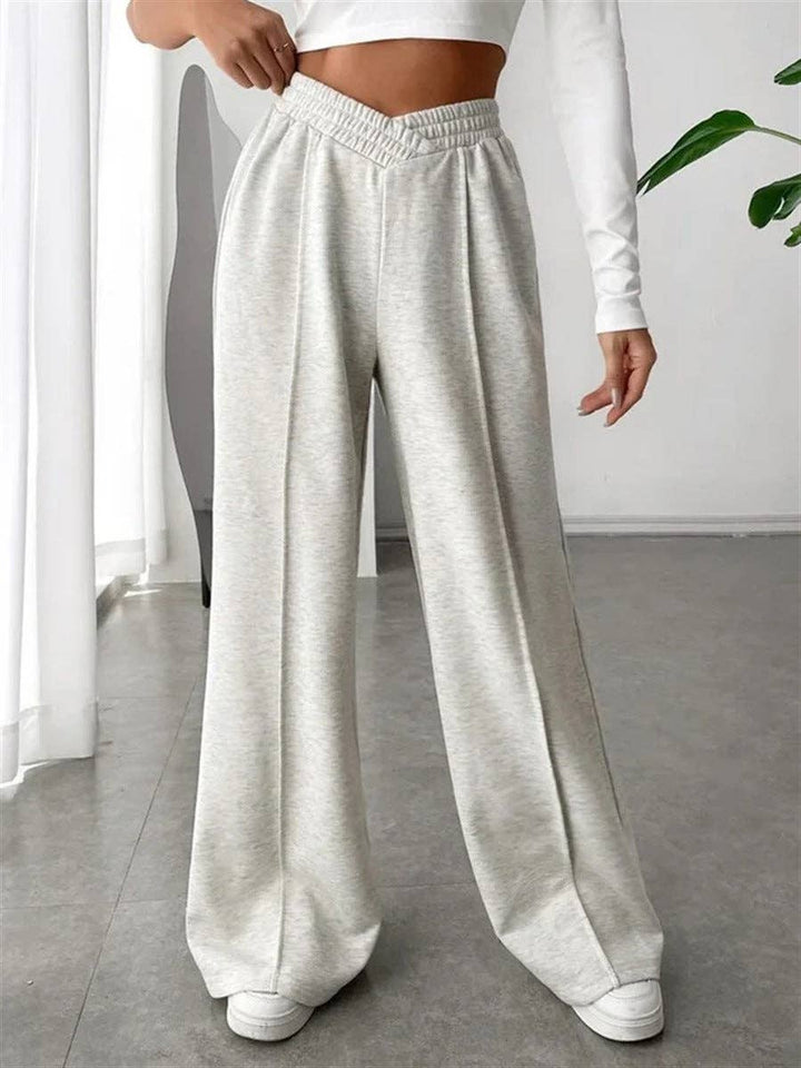 Wide Straight Leg Sweat Pants