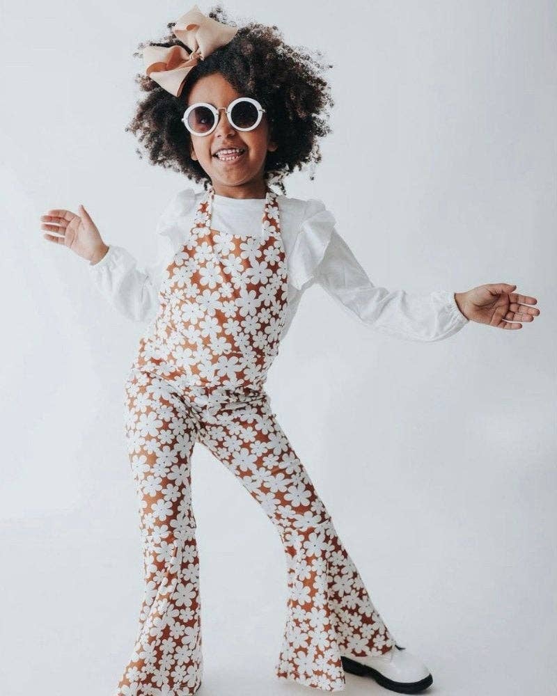 Andi Pleated Bell Bottom Jumpsuit
