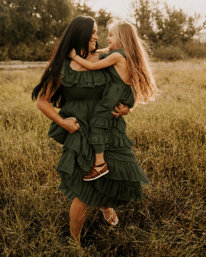 Nellie Ruffle Maxi Dress