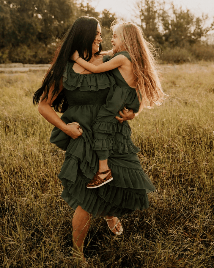 Nellie Ruffle Maxi Dress