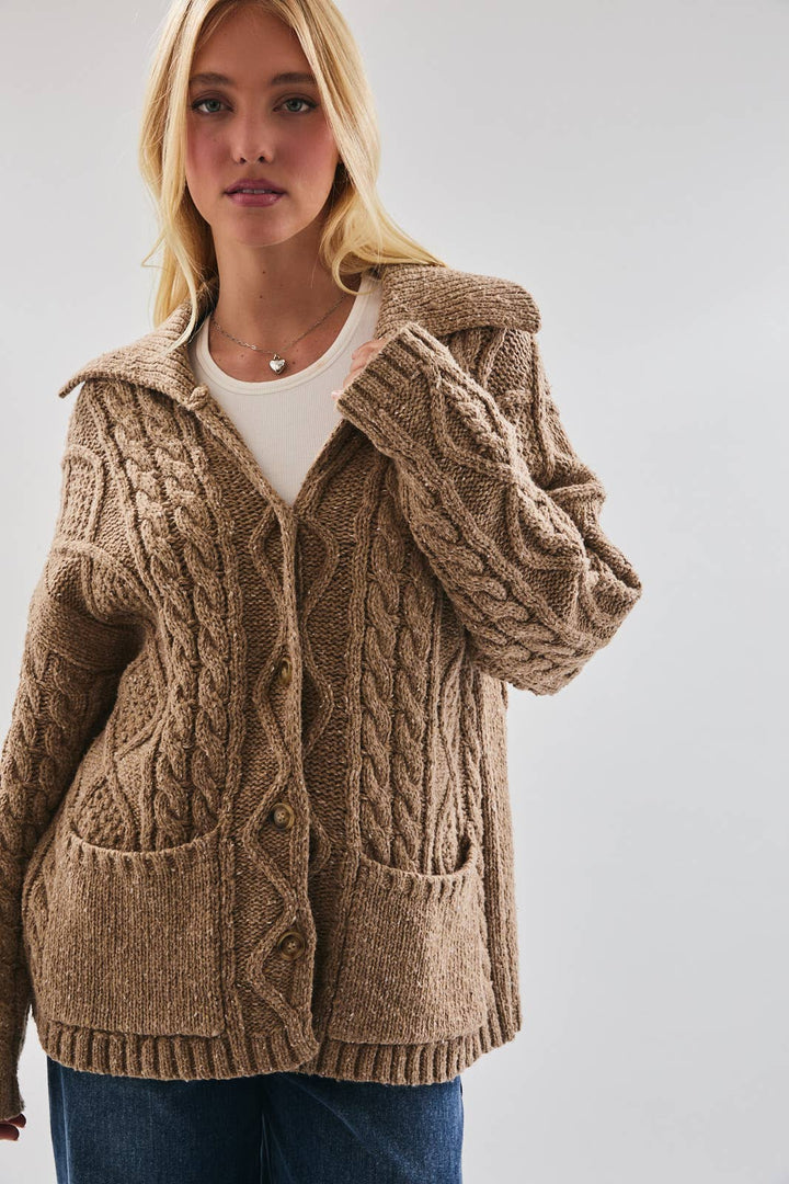Oversized Cardigan w\Pockets