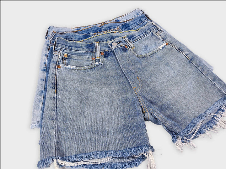 Mid-Rise Levi Denim Shorts