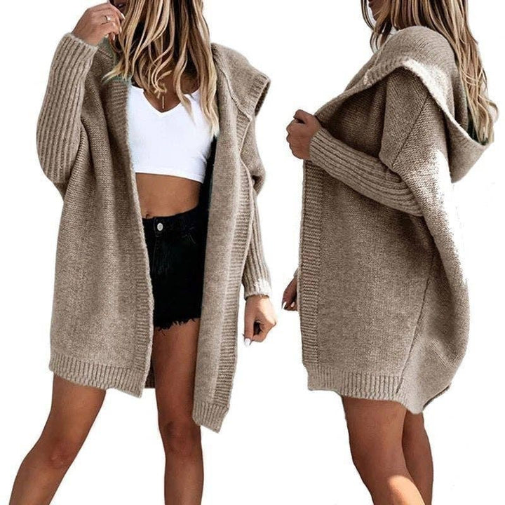 Loose Knit Hoodie Sweater