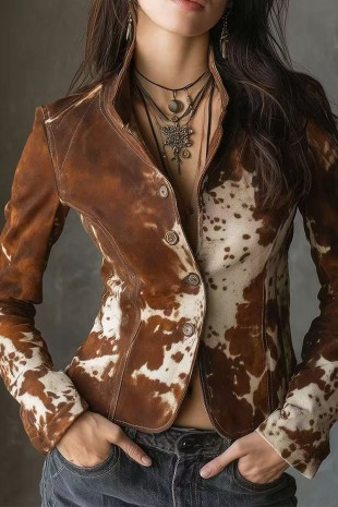 WESTERN COW  BLAZER