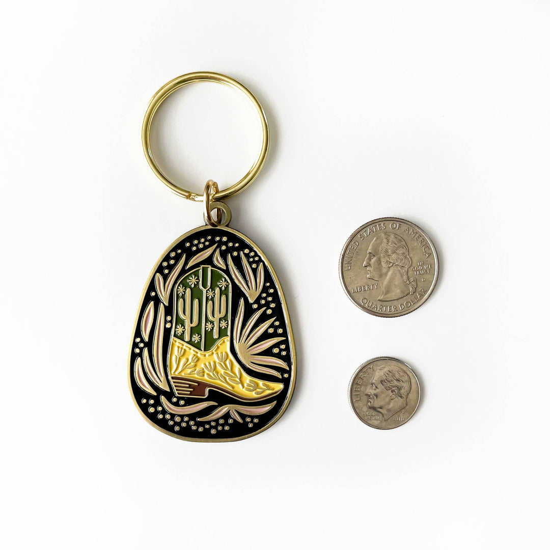 Baja Cowboy Boot Keychain