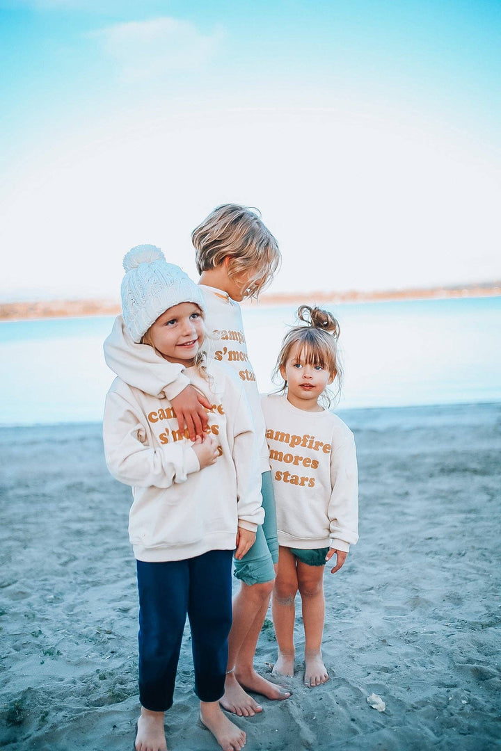 Campfire s'mores & stars Pullover