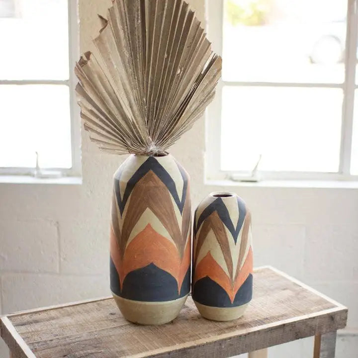 Hand Painted Ceramic Vase