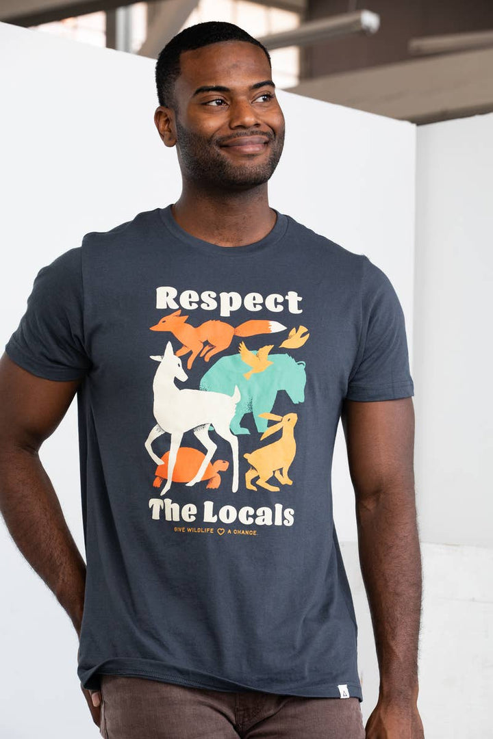 Respect the Locals Tee: Redwood