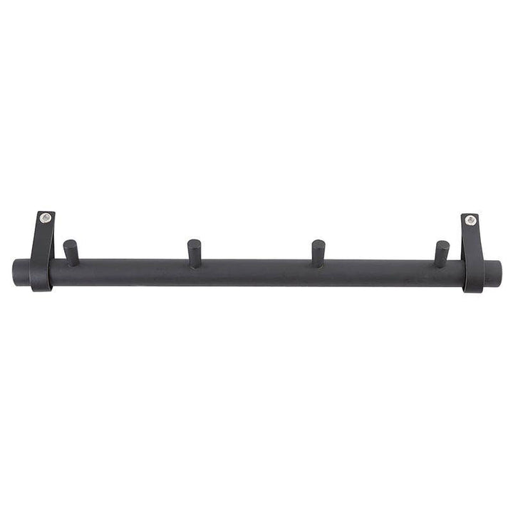 Wood + Leather Wall Rack