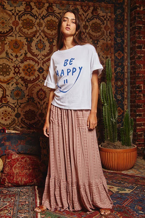 Be Happy Graphic T Shirt