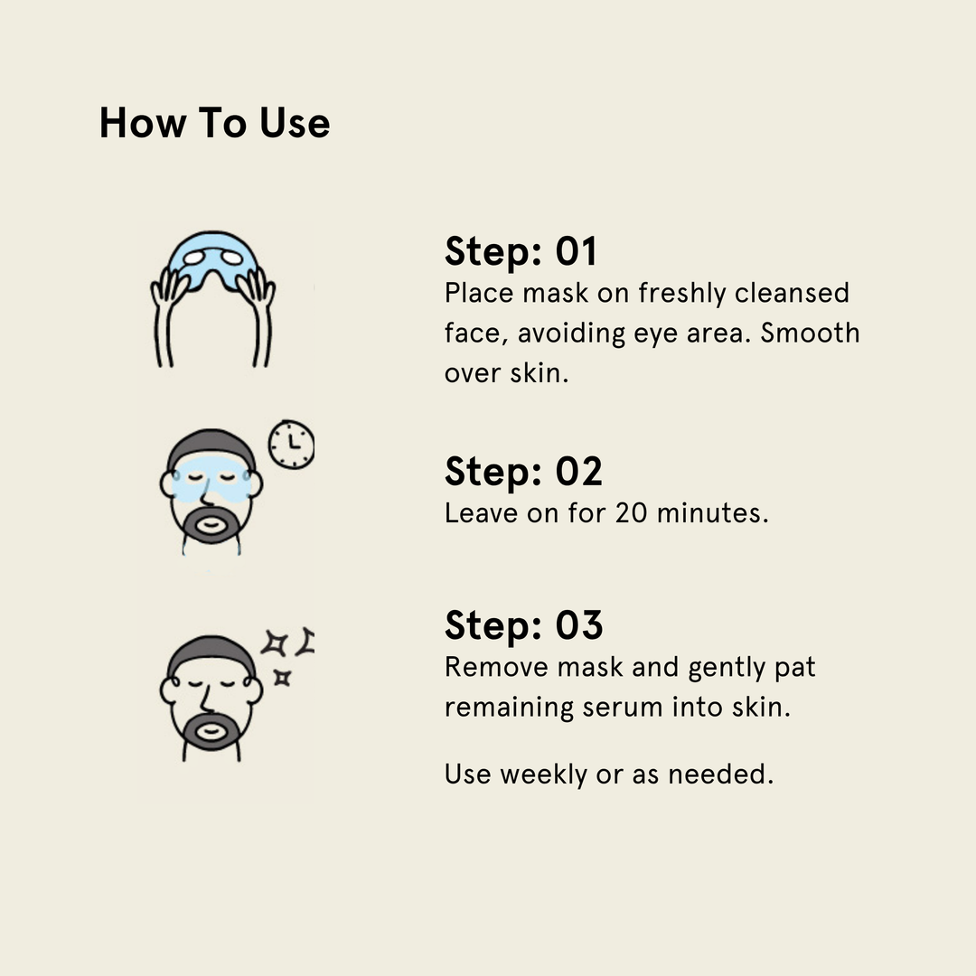 Beard-Friendly Face Mask for Men - 5-Pack