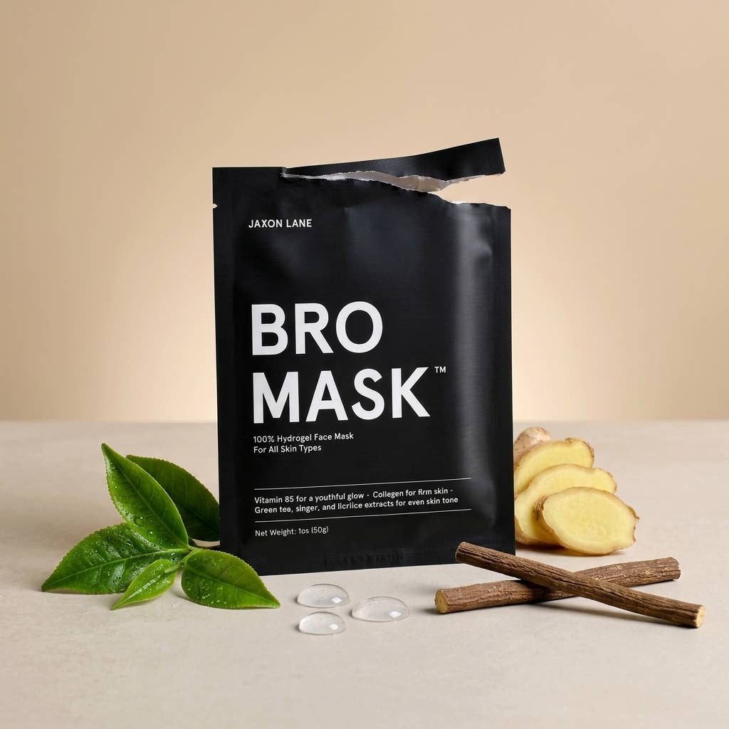Hydrogel Face Mask for Men - 4-Pack Masks