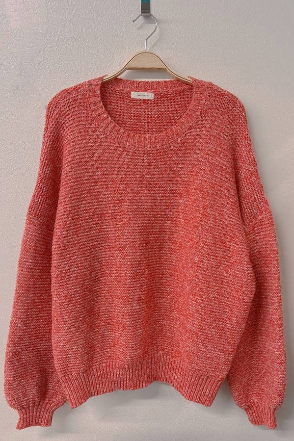 Crew neck Drop Shoulder Sweater