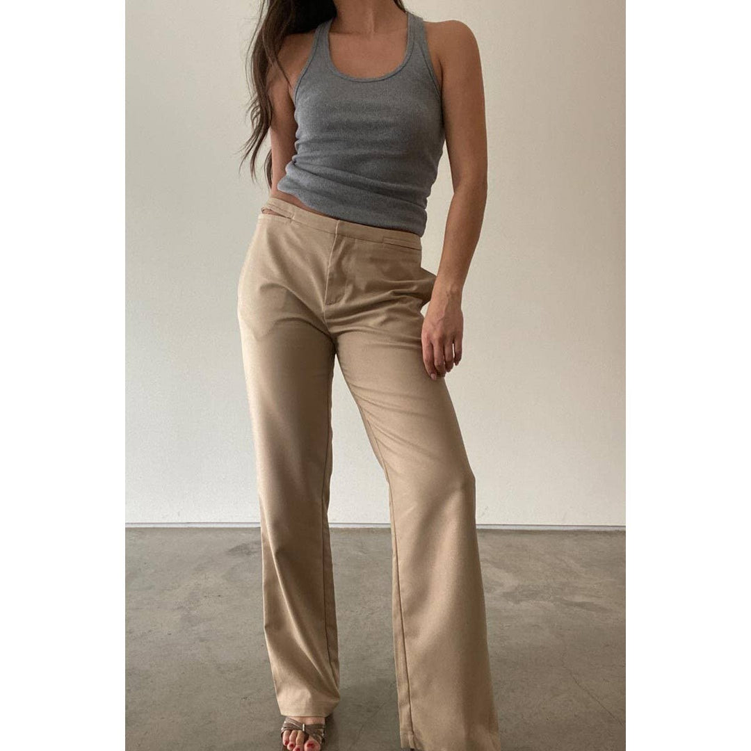 HOOK EYE WAISTBAND TROUSER