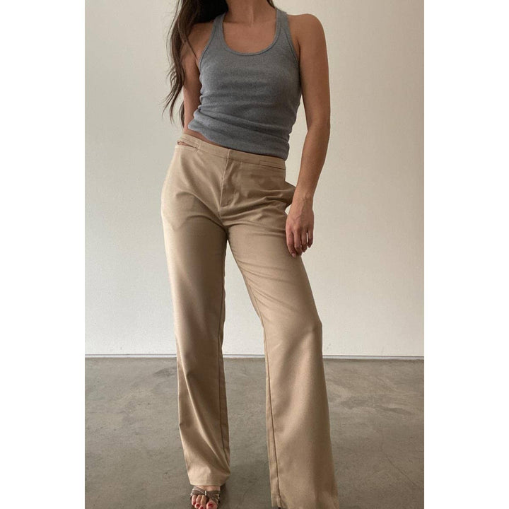 HOOK EYE WAISTBAND TROUSER