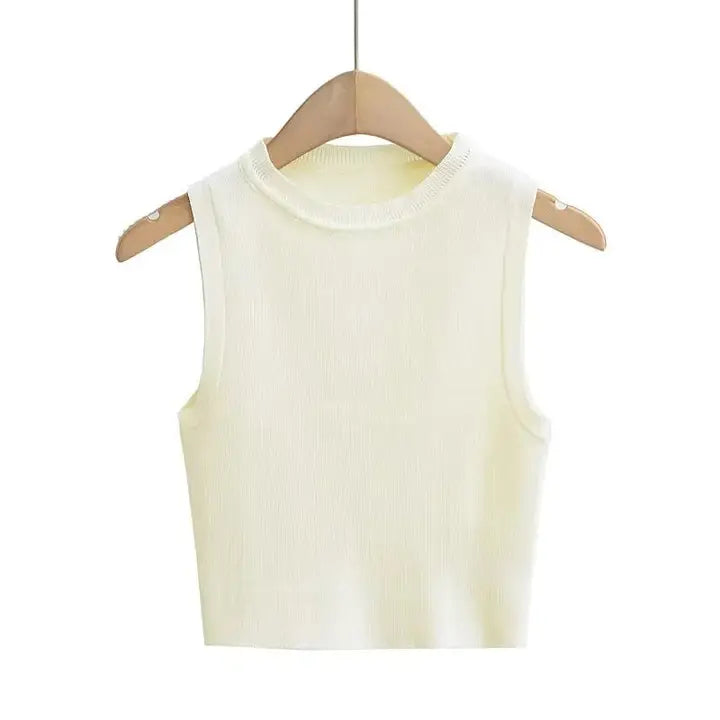 Round Neck Knit Top