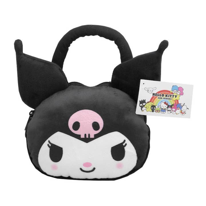 Hello Kitty Kuromi Plush Head Handbag