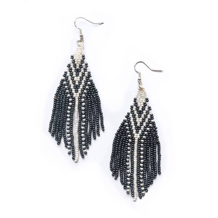 Beaded Tassel Earrings