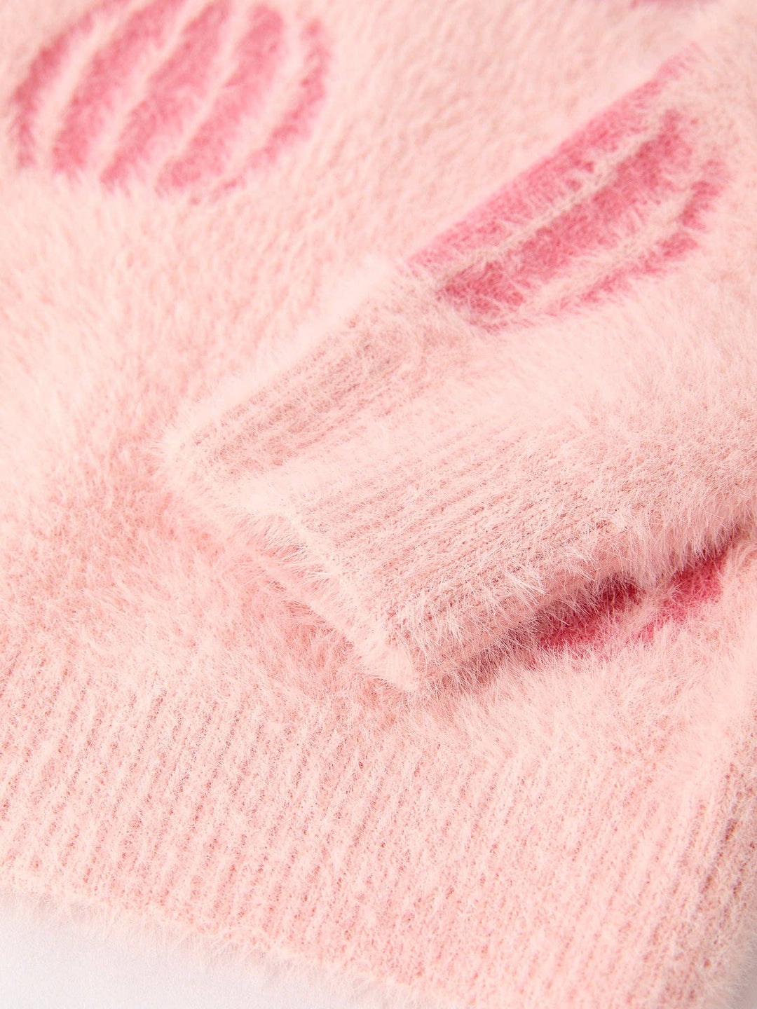 Fall Pumpkin Pink Girls Pullover Sweater