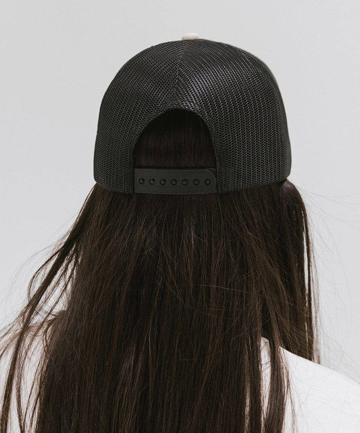 Gigi Foam Trucker Hat: Black
