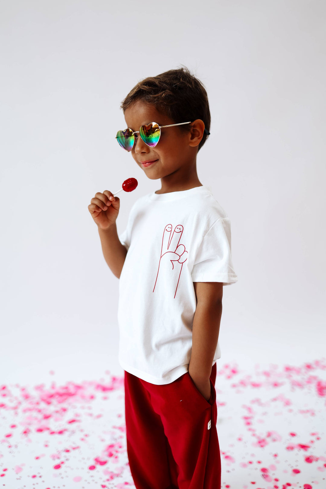 Peace & Love T Shirt