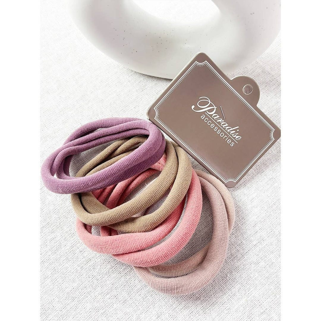 Dusty Multicolor Elastic Hair Ties