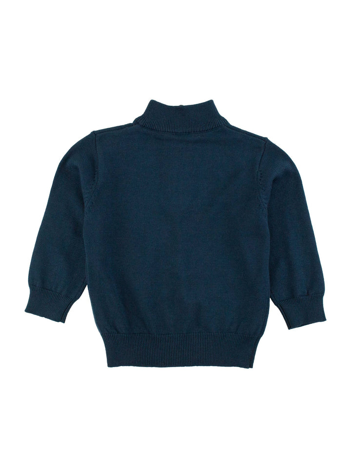 Boys Quarter-Zip Sweater: