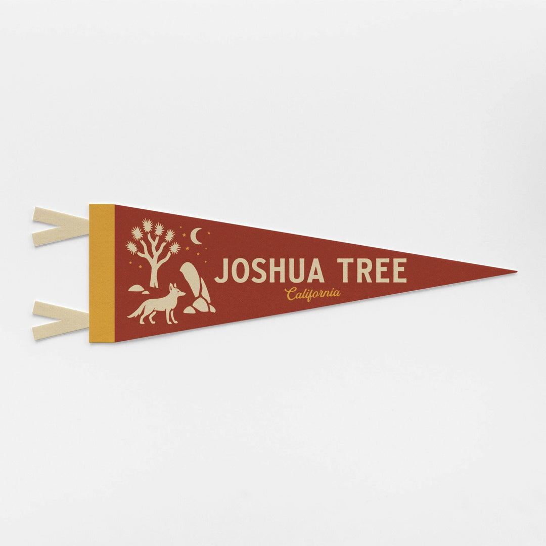 Joshua Tree California Felt Pennant