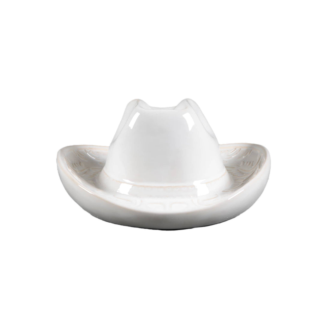 Ceramic Cowboy Hat Hanging Vase