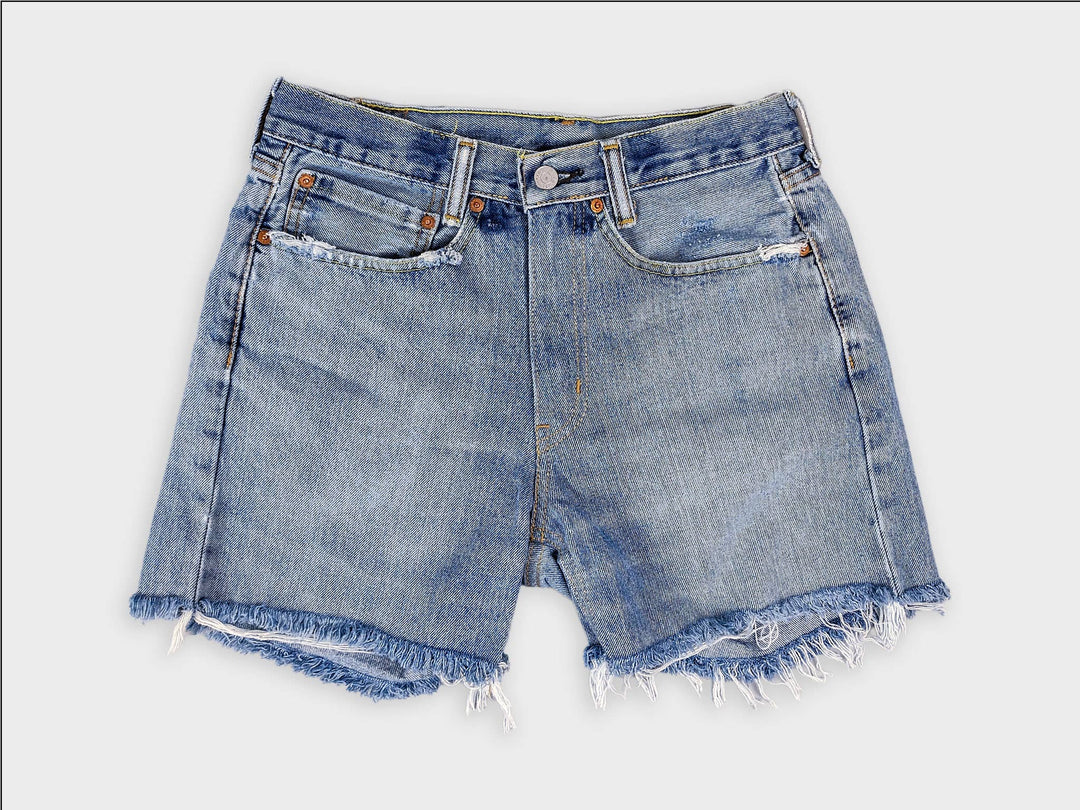Mid-Rise Levi Denim Shorts
