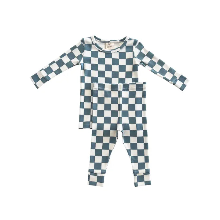 Blueberry Muffin Checkerboard 2-Piece Set