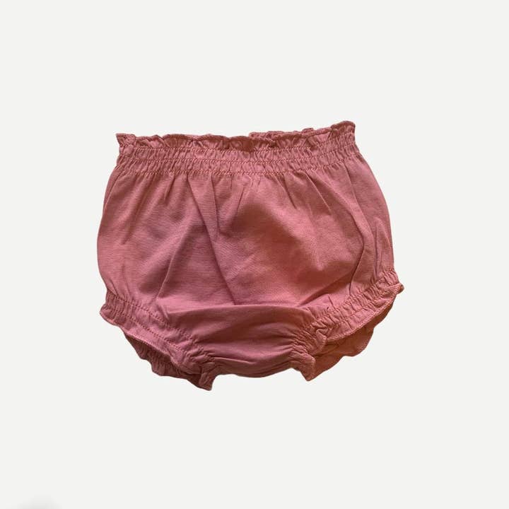 Dusty Pink Organic Baby Bloomers