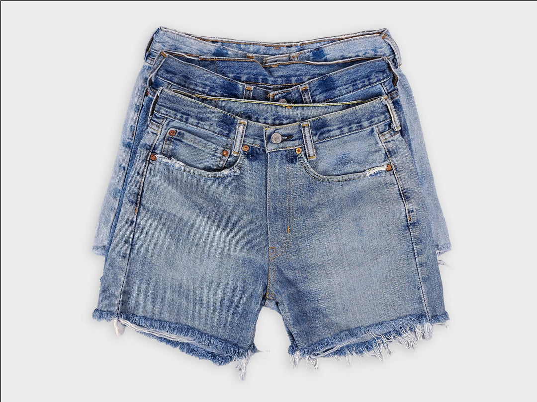 Mid-Rise Levi Denim Shorts