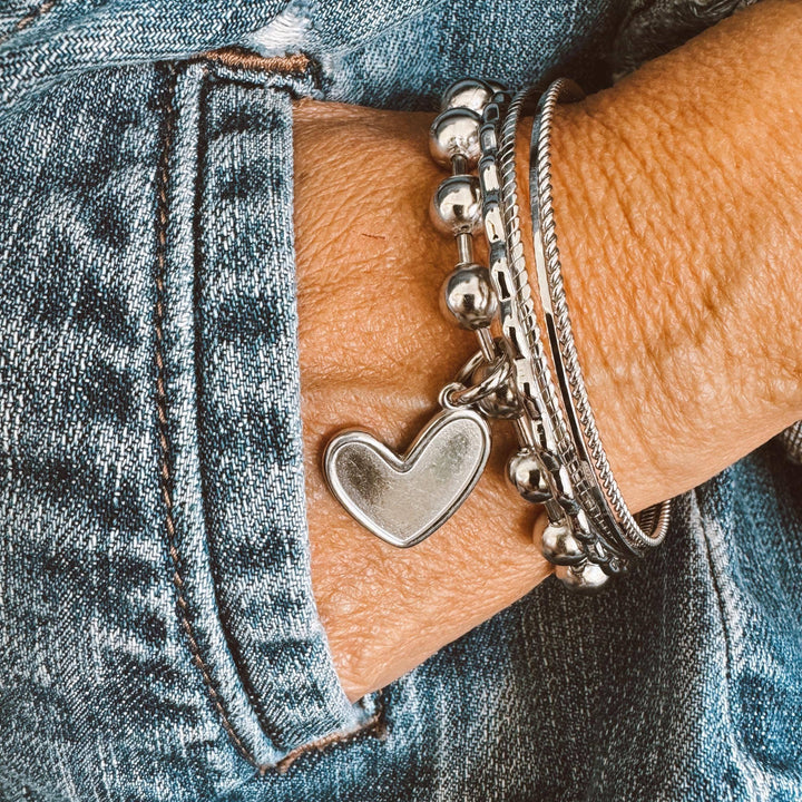 Heart Charm Bracelet