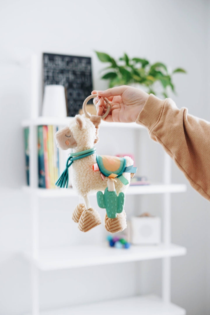 Itzy Friends Link & Love™ Activity Plush with Teether Toy: Unicorn