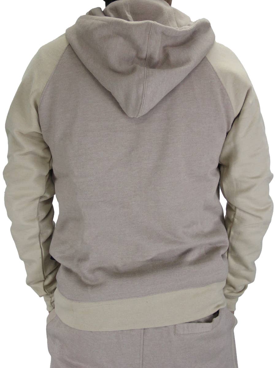 Fleece Pullover Raglan Hoodie