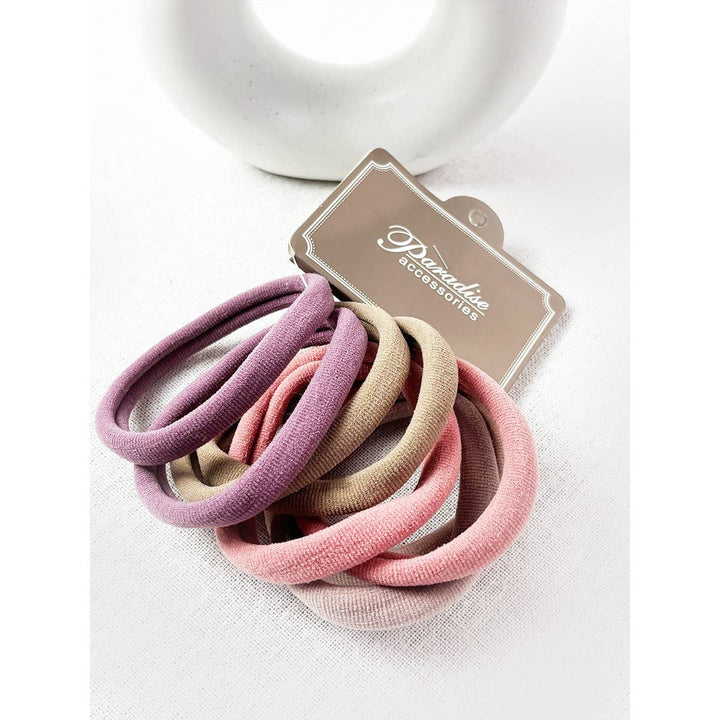 Dusty Multicolor Elastic Hair Ties