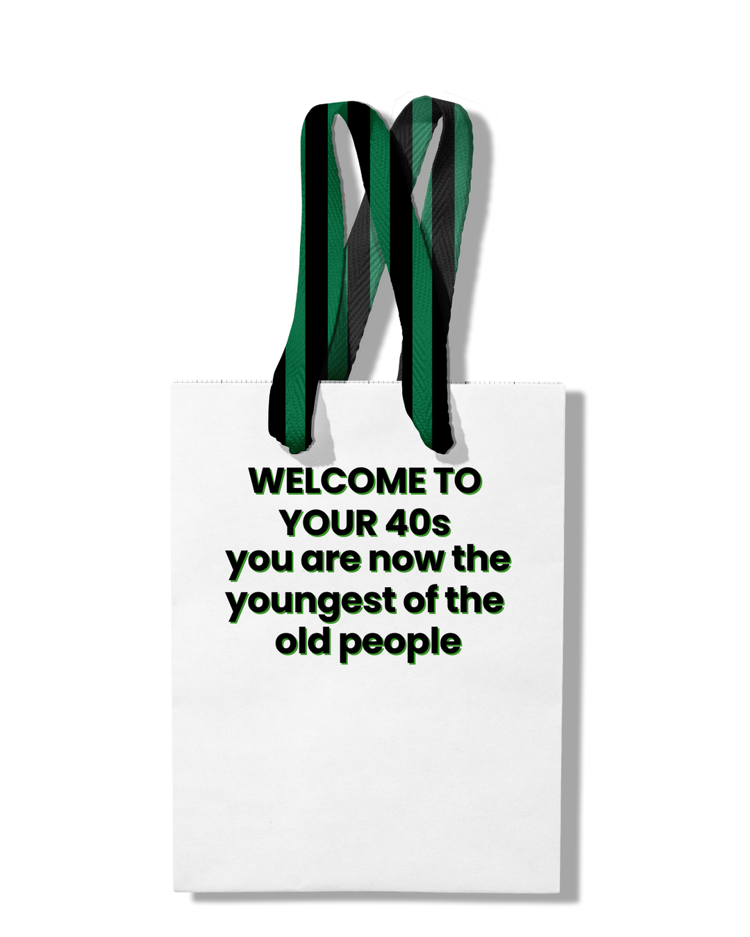 40th Birthday funny bag