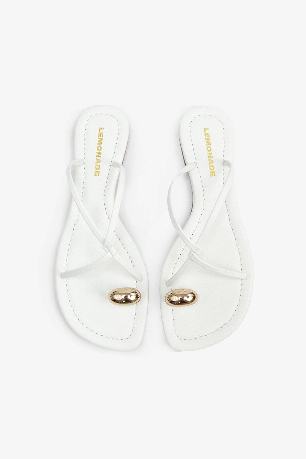 Criscross Gold Toe ring Sandals