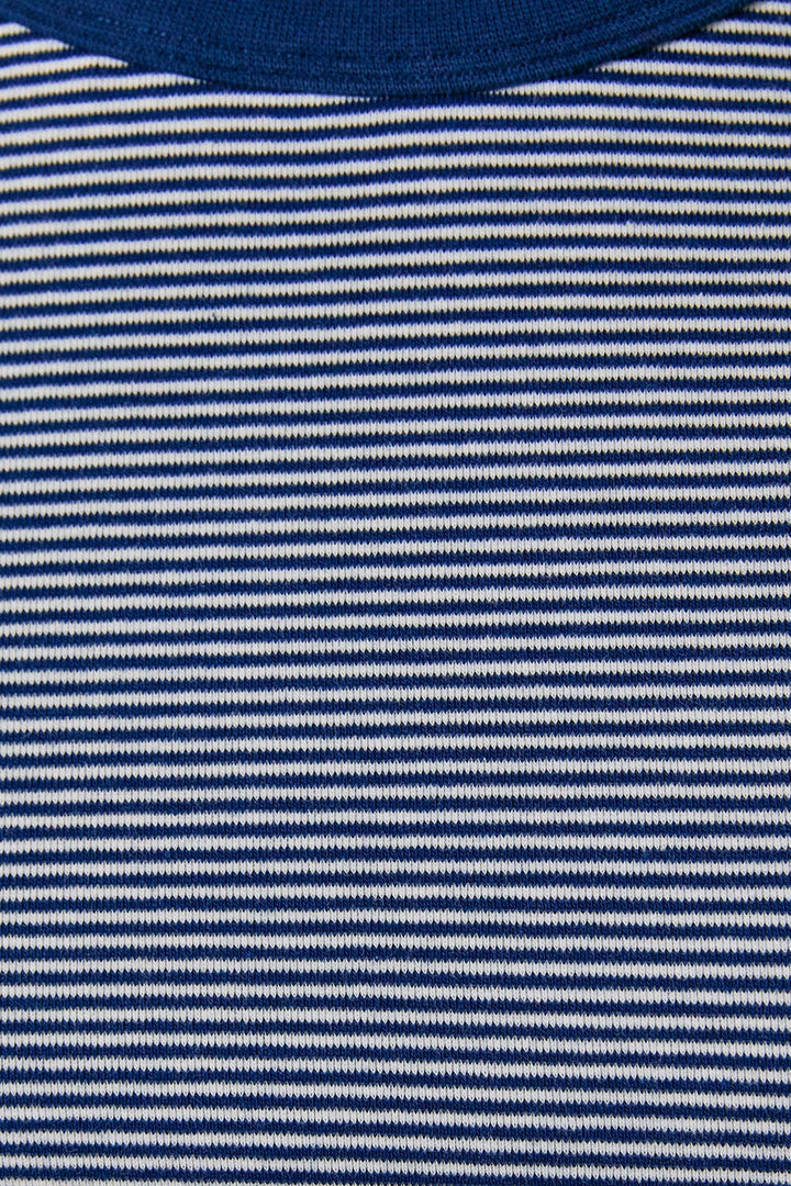 SHORT SLEEVE STRIPE TOP