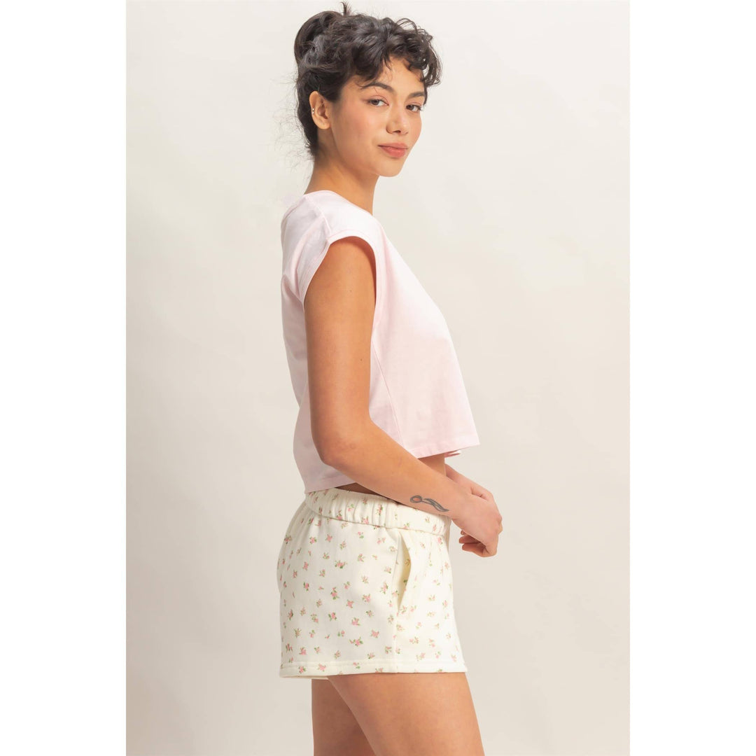 Classic Crew Neck Sleeveless Top