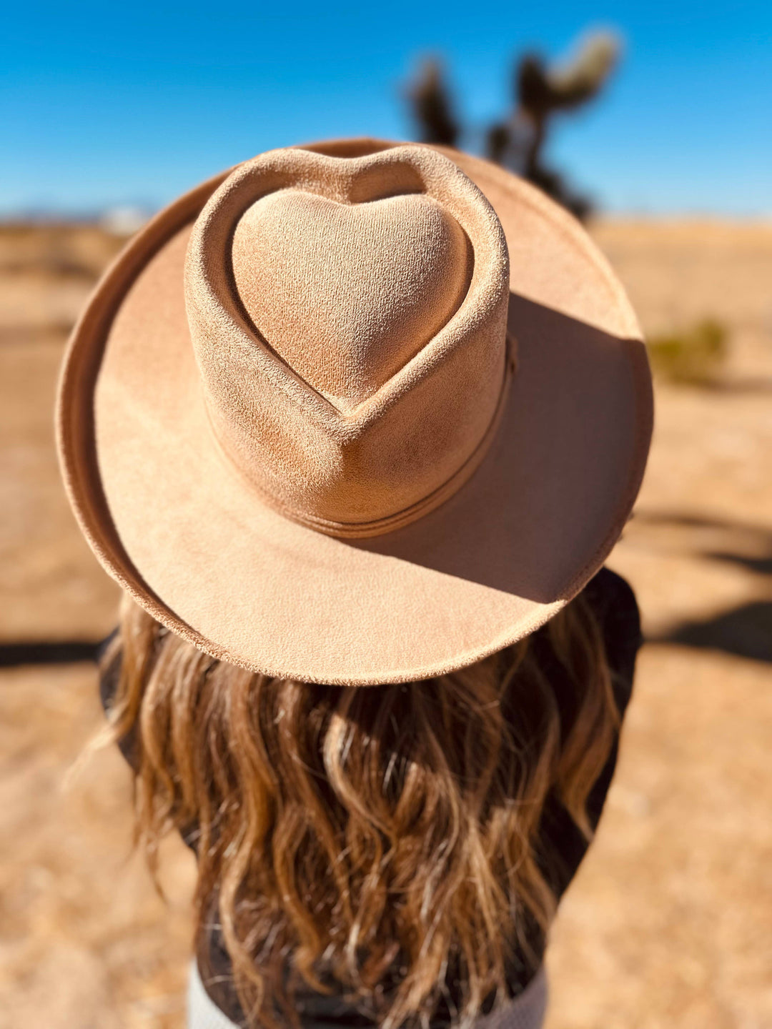 Vegan Suede Sweetheart Crown Fedora