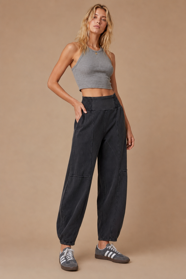 High-Waist Wide-Leg Pants