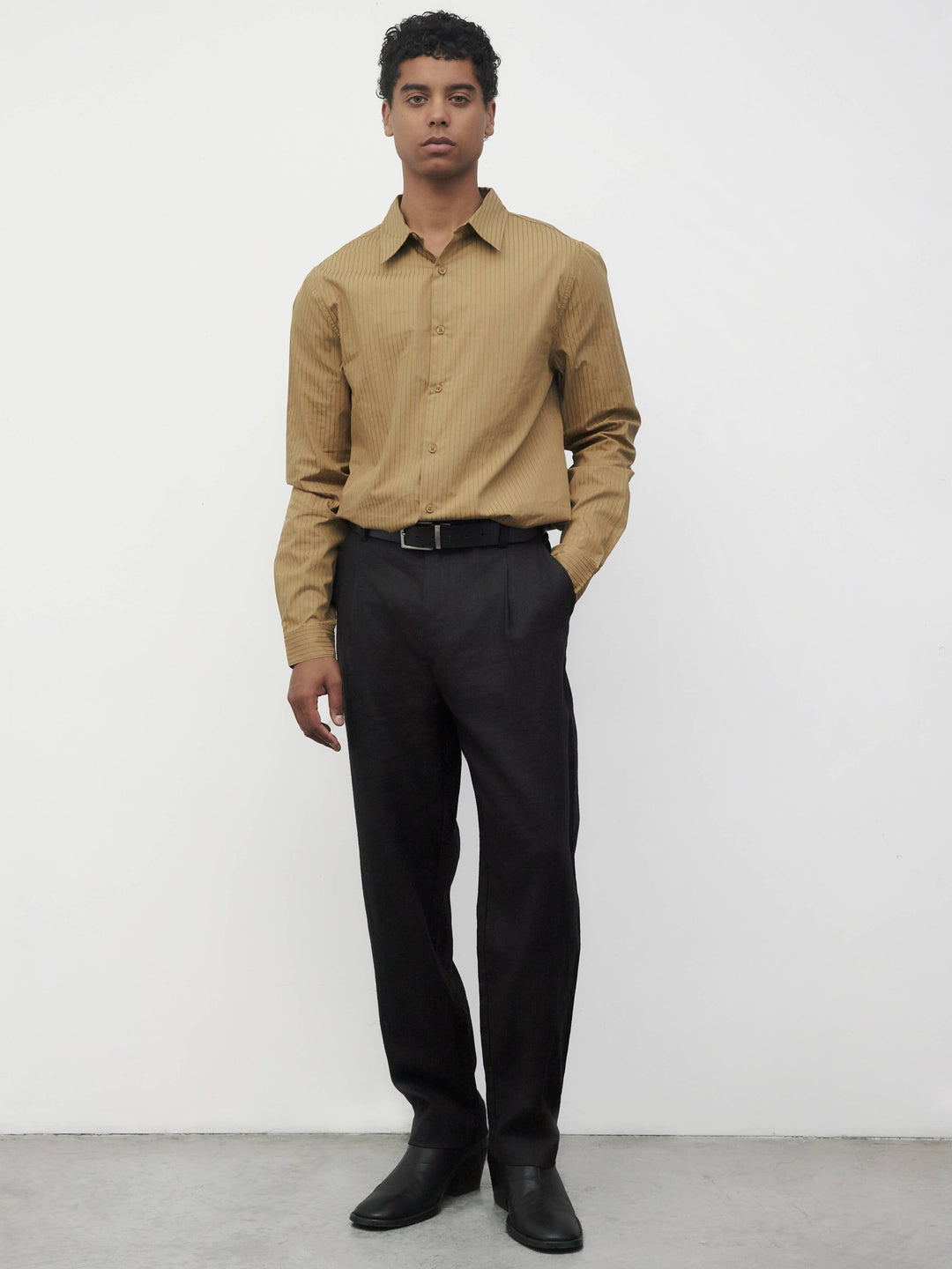 Men's Pinstripe Button-Down