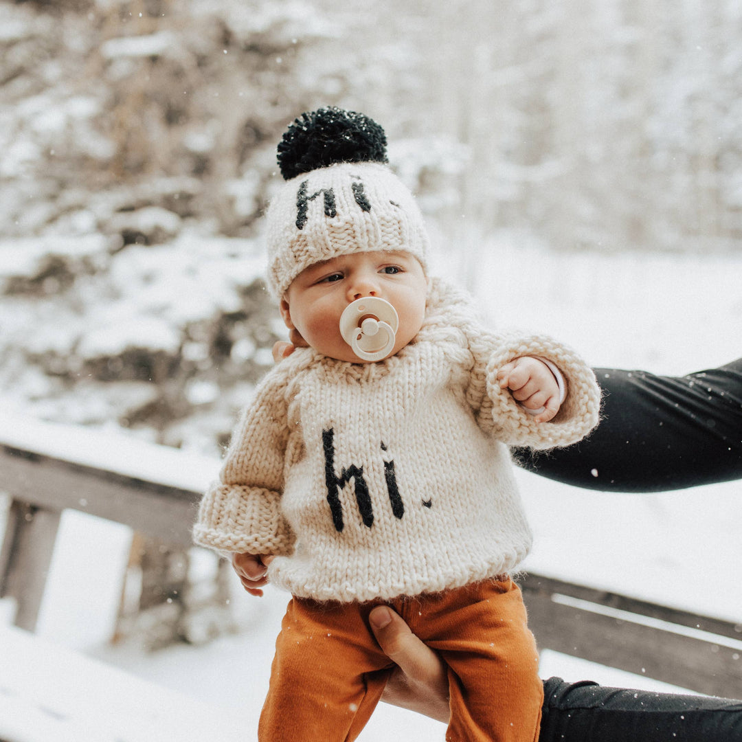 Hi. Crew Neck Sweater Baby & Toddler