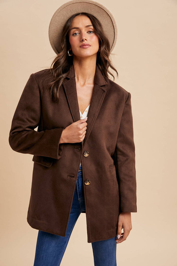 OVERSIZED LONGLINE BLAZER