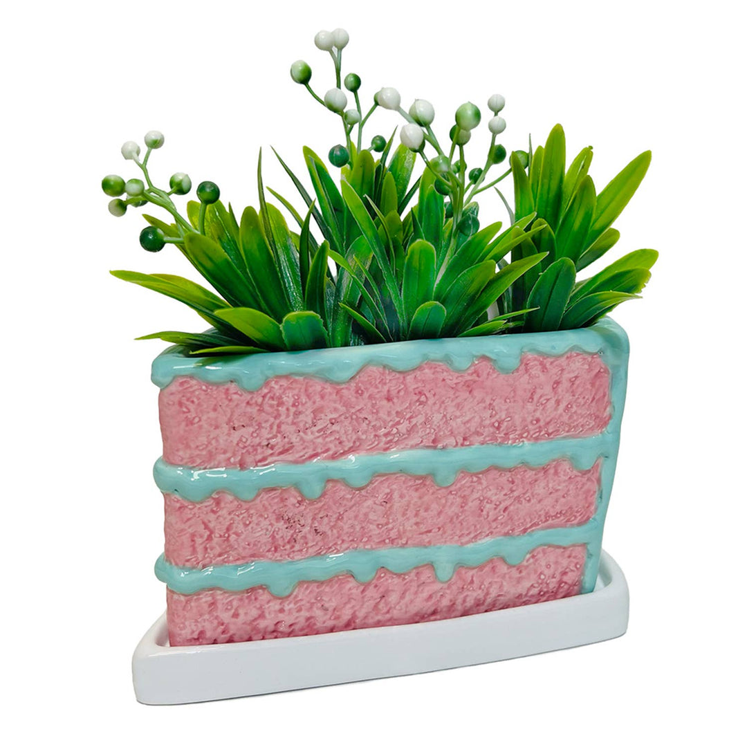 Slice Of Cake Celebration Planter