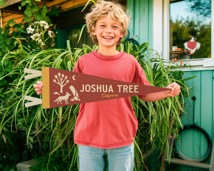 Joshua Tree California Felt Pennant