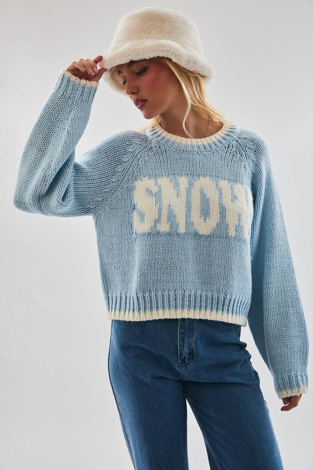 "SNOW" SWEATER